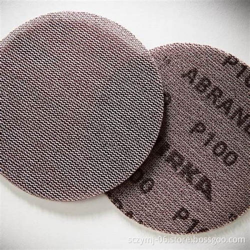 150mm Sanding Mesh Disc with 180 Grit, Hook and Loop Backing for Dust Extraction